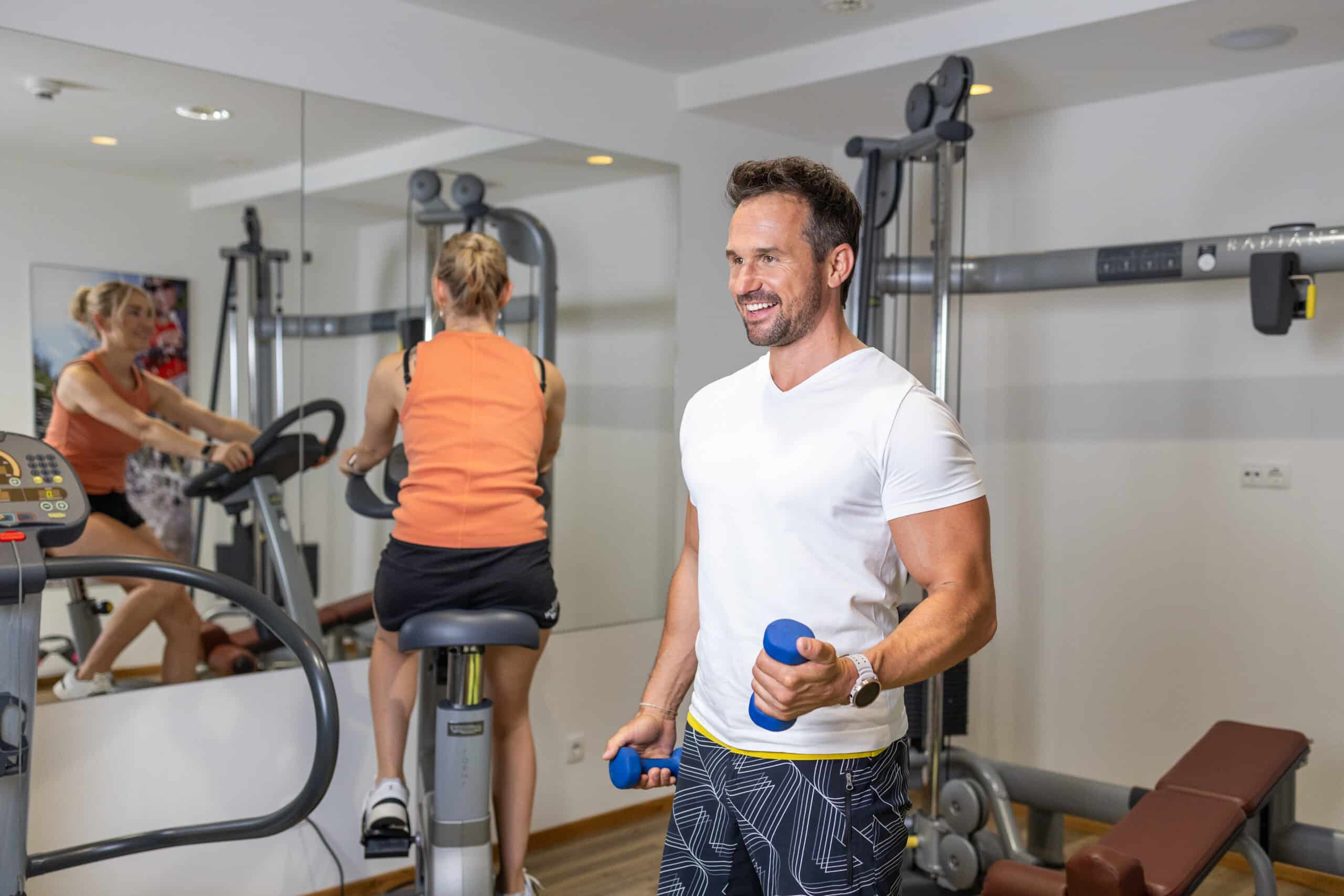 Fitness Bischofsmütze Final-3 Eine Fitnesssession in unserem Hauseigenen Fitnessraum wo Sie sich so richtig auspowern können